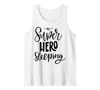 Abalorio de superhéroe durmiendo para pequeños soñadores Camiseta sin Mangas
