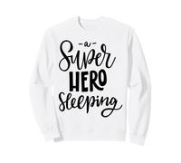 Abalorio de superhéroe durmiendo para pequeños soñadores Sudadera