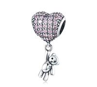 Abalorio de tortuga original de plata de ley con diseño de tortuga marina para pulseras Pandora (bonitos dijes de oso)