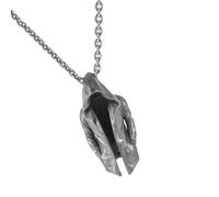 Abalorio hecho a mano con estilo oscuro con influencias punk retro y contemporáneas, accesorio portátil para adorno de festival