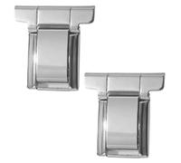 Abalorio italiano de cuentas cuadradas con textura de acero inoxidable, accesorios de joyería adecuados para hacer adaptador de correa de reloj de moda