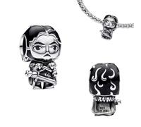 Abalorio Jon Snow de Juego de Tronos de plata de ley 925,compatible con abalorios Pandora y muchas otras pulseras de abalorios.