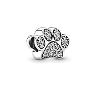 Pandora Charm Huella Brillante con Circonitas Cúbicas en Plata de Ley