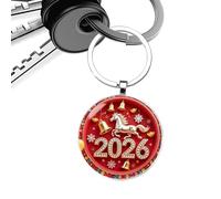 Abalorio para bolso de caballo, de mochila 2026 2D, llavero de animal del año del caballo, para niños, adultos, niños, niñas, cumpleaños, graduación, vacaciones, viajes, C, Refer to