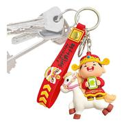 Abalorio para bolso de caballo, silicona divertida china, decoración del año del caballo, bonito llavero para mujeres y niñas, bolso de mano, mochila, coche, oficina, escuela, fiesta, accesorio, B