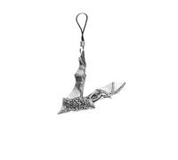 Abalorio para teléfono móvil C19 con emblema de murciélago de orejas largas, cordón de 4 cm, empaquetado para regalo