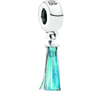 Abalorio Vestido de la Princesa de Disney para Pulseras PANDORA Collar Pulsera Europea Charm para Mujer Niña (ELSA)