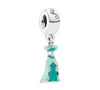 Abalorio Vestido de la Princesa de Disney para Pulseras PANDORA Collar Pulsera Europea Charm para Mujer Niña (JASMIN)