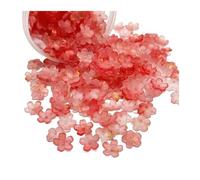 Abalorios acrílicos cilíndricos, Cuentas espaciadoras de flores acrílicas multicolores 500 o 1000 piezas for joyería DIY