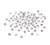 Abalorios de cristal para decoración artística, adornos brillantes con diamantes de imitación, accesorios de manicura, calcomanías de arte, suministros de flores, joyas polacas, accesorios de