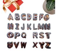 Abalorios de Letras 26 Piezas para Hacer Bisutería Manualidad | Kit Abalorios para Crear Joyas DIY para Aficionados Principiantes Niños Adolescentes Hogar Estudio Taller Escuela Proyectos