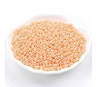 Abalorios de perlas acrílicas sueltos, Paquete de 500 cuentas perla imitación redondas 4 mm multicolor for hacer joyas(10)