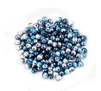 Abalorios de perlas acrílicas sueltos, Paquete de 500 cuentas perla imitación redondas 4 mm multicolor for hacer joyas(111)