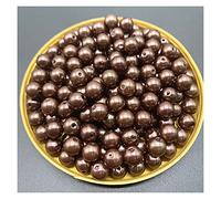 Abalorios de perlas acrílicas sueltos, Perlas de imitación redondas multicolores 8 mm diámetro, paquete 50 for hacer joyas, pulseras y collares(1)