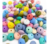 Abalorios De Silicona 12mm 50pc Abalorios De Silicona Proveedor De Collar DIY Pulsera