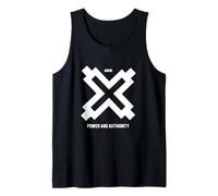 ABAN Poder y Autoridad Gyaman Adinkra Ghanés Africano Camiseta sin Mangas