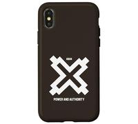 ABAN Poder y Autoridad Gyaman Adinkra Ghanés Africano Carcasa para iPhone X/XS