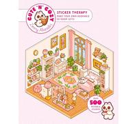 Terapia de pegatinas Cute 'n' Cozy – Crea adorables escenas de habitación – Más de 500 reutilizables