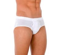Abanderado Slip abierto Línea Esenciales Algodón 100% Hombre x1, Blanco, 48