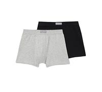Abanderado Bóxer cerrado Línea Ocean Moda mpks Hombre x2, Multicolor (Negro/Gris Vigoré), 48