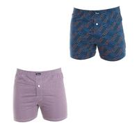 Abanderado Boxer Punto Esenciales Estampados Hombre x2 AS00100