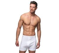 ABANDERADO Boxer Termal Abierto de Fibra acrílica Pantalones térmicos, Blanco, M para Hombre