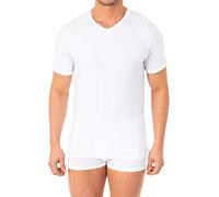 Abanderado Camiseta Manga Corta Técnico X-Temp, Hombre, Blanco, XL