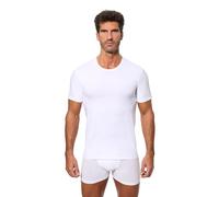 Abanderado Camiseta de Manga Corta Cuello Redondo con tecnología termorreguladora Regul'activ Hombre x1, Blanco, XL