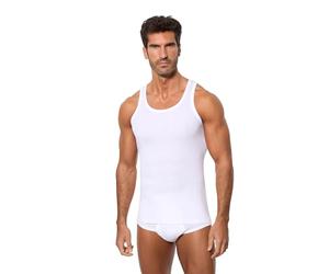 Abanderado Camiseta Sport Línea Original Algodón 50% Poliester 50% x1 | Camiseta De Tirantes, 50% Algodón Máxima Calidad, 50% Poliéster, Tejido Canalé 1X1, Para Hombre