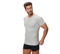 Abanderado Camiseta térmica de manga corta y cuello redondo 100% Algodón x1 | Camiseta manga corta, cuello redondo, 100% algodón, tejido interlock Algodón de Invierno, máxima suavidad para hombre