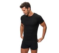 Abanderado Camiseta térmica de Manga Corta y Cuello Redondo Algodón de Invierno Hombre x1