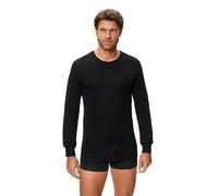 Abanderado Línea térmico algodón de Invierno Manga Larga Camiseta, Negro, Estándar para Hombre