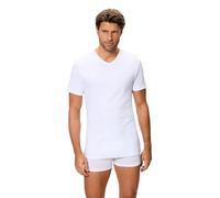 Camiseta hombre ALGODÓN DE INVIERNO manga corta CUELLO PICO Abanderado - Blanco / M/48