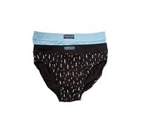 Abanderado Esenciales Ocean Briefs, EST Negro Azul, M/48 (Pack de 2) Men's