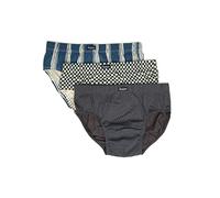 Abanderado Hombre Slip Semicorto, Mix Azul Gris, 48