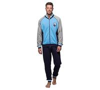 Abanderado Nightwear Men Juego de Pijama, Azul y Gris Jaspeado, XXL para Hombre