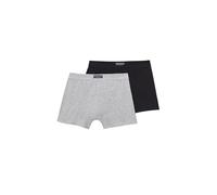 Abanderado Bóxer abierto Línea Esenciales Ocean Moda mpks Hombre x2, Multicolor (Gris Vigoré/Negro), 52