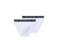 Abanderado Pack Slips de algodón elástico Hombre x2, Blanco (Blanco Blanco), 56
