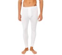 ABANDERADO Termal Fibra Invierno Calzón Largo, Pantalones termicos para Hombre, Blanco, M