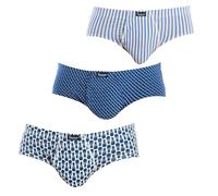 Abanderado Slip Abierto Esenciales Estampados, Hombre, Mix Azul Retro, 52