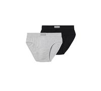 Abanderado Slip cerrado Línea Esenciales Ocean Moda mpks Hombre x2, Multicolor (Negro/Gris Vigoré), 52