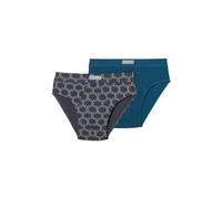 Abanderado Slip Cerrado Línea Esenciales Ocean Moda mpks Hombre x2, Multicolor (Azul Gris Estampado), 56