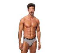 Abanderado Slip cerrado Técnico Cintura Extra Suave Hombre x1, Gris (Gris intenso), 48