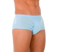 Abanderado Braslip abierto clásico canalé Hombre x1, Azul (Celeste), 52