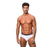 Abanderado Slip cerrado Técnico Cintura Extra Suave Hombre x1, Blanco, 56