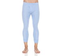ABANDERADO Termal Fibra Invierno Calzón Largo, Pantalones termicos para Hombre, Azul (Celes), M