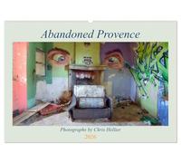 Abandoned Provence (Wall Calendar 2026 DIN A2 landscape), CALVENDO 12 Month Wall Calendar: An unusual urbex look at Provence, from abandoned villages, rusting cars to graffiti-covered ruins.