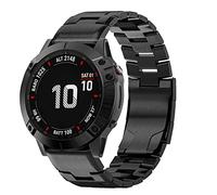 Abanen Correa de titanio para reloj Fenix 6X, Fenix 5X, Fenix 7X, Enduro, de liberación rápida, de titanio de 26 mm, con hebilla de acero inoxidable para Garmin Fenix 5X Plus, Tactix Delta, color