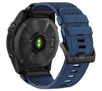 Abanen Correas de reloj de nailon mejoradas de ajuste rápido de 22 mm para Garmin Fenix 8 de 47 mm / Fenix 7 / epix Pro de 47 mm, correa deportiva ajustable con cierre de acero inoxidable para