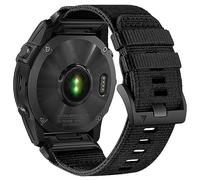 Abanen Correas de reloj mejoradas de nailon de 22 mm para Garmin Fenix 7 / Fenix 6 / Fenix 5 / EPIX Pro 47 mm, correa deportiva tejida ajustable con cierre de acero inoxidable para Forerunner 955,